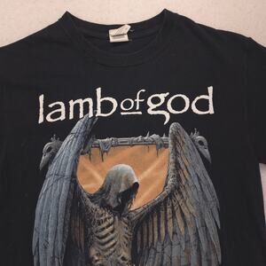 Lamb of God Band Crew Neck Graphic T-Shirt Adult Mens Size Small S Black